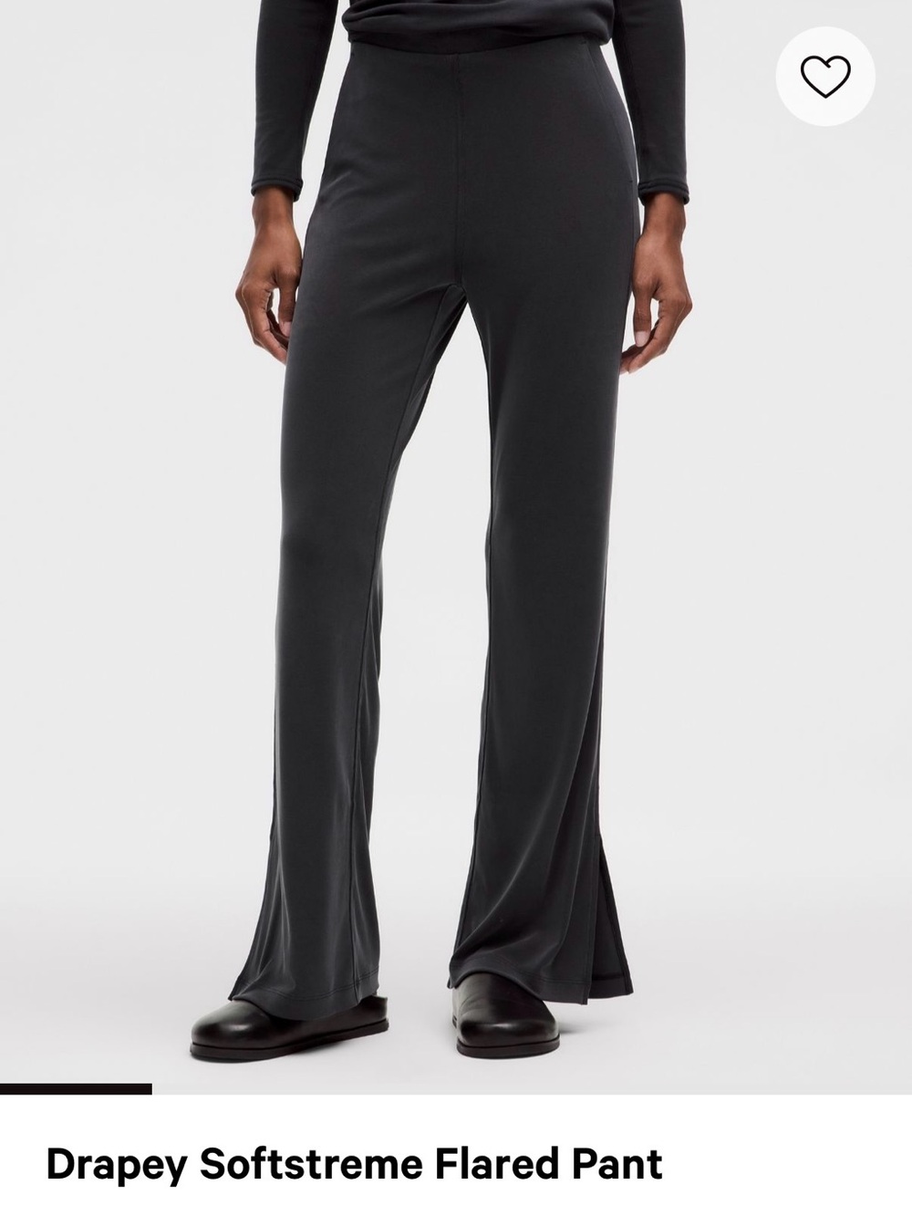 lululemon athletica ribbed drapey
 Softstream  Flare Pants